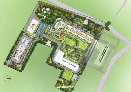 floor-plan GODREJ WOODSCAPES Master plan
